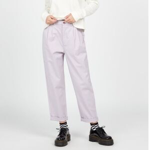 NWT Volcom Frochickie Trouser Pants Pleated Purple Lavender - Size 24